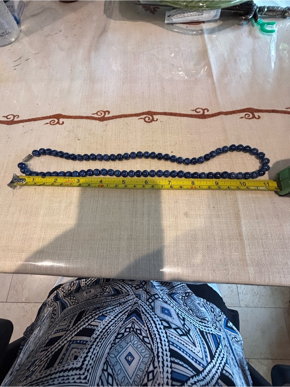 Authentic Lapislazuli  Necklace - Elegant Women's Accessory